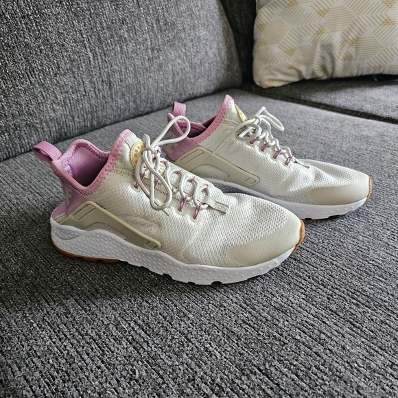 Nike Womens Air Huarache Run Ultra 819151-009 Ivory Running Shoes - Picture 2 of 13